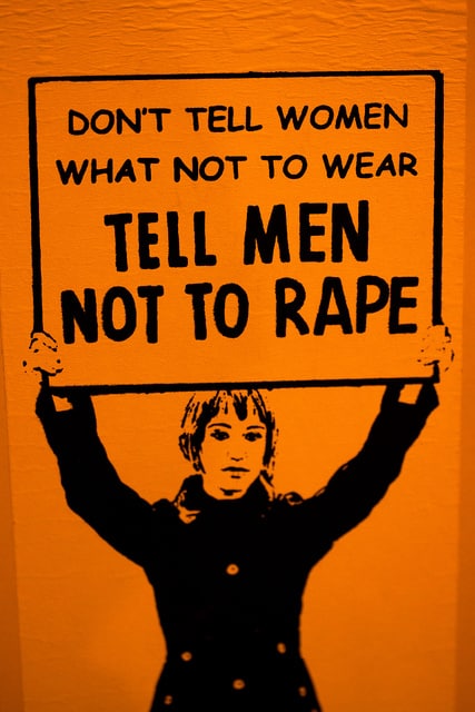 Don't tell women what not to wear. Tell men not to rape.