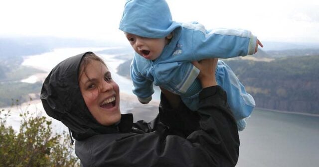 hiking with a baby