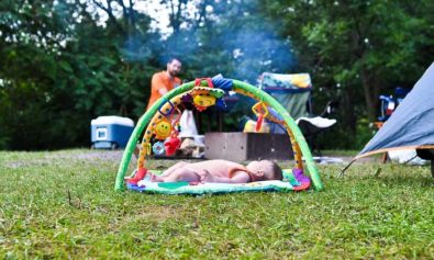 tips for camping with a baby