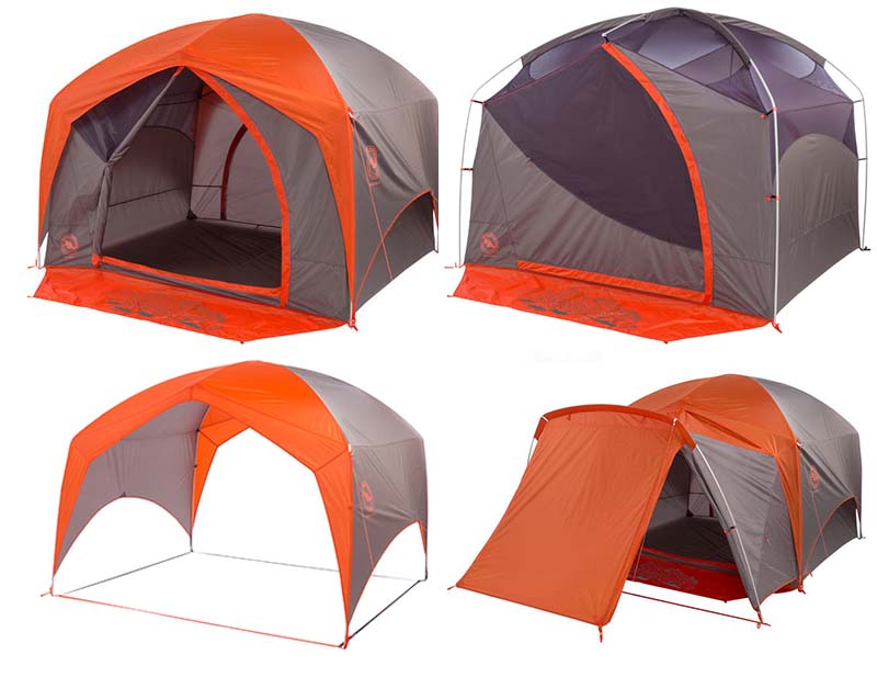 big agnes big house 6 person family cabin camping tent
