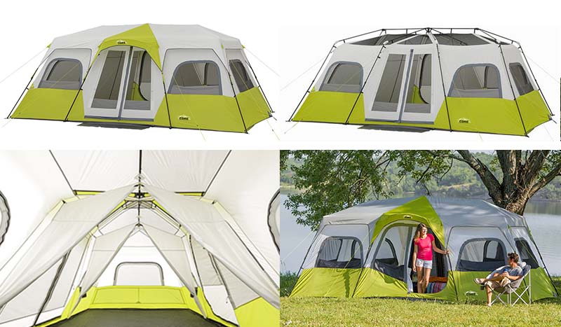 core 12 instant family cabin tent